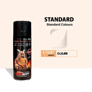 SAMURAI KUROBUSHI 1/128 Clear 400ml spray paint