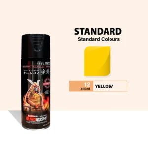 SAMURAI KUROBUSHI 12 Yellow 400ml spray paint