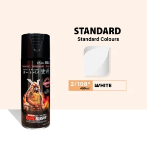 SAMURAI KUROBUSHI 2/108 White 400ml spray paint