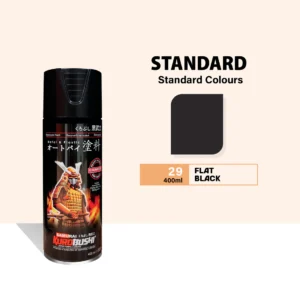 SAMURAI KUROBUSHI 29 Flat Black 400ml spray paint