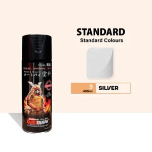 SAMURAI KUROBUSHI 3 Silver 400ml spray paint