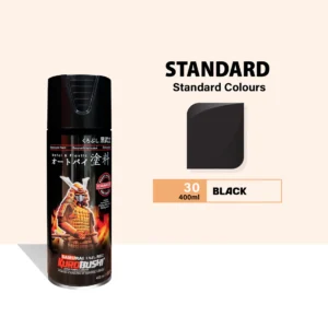 SAMURAI, KUROBUSHI, Spray, Motorcycle Paint, Black, 400ml