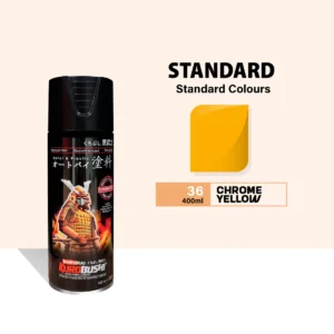SAMURAI KUROBUSHI 36 Chrome Yellow 400ml spray paint