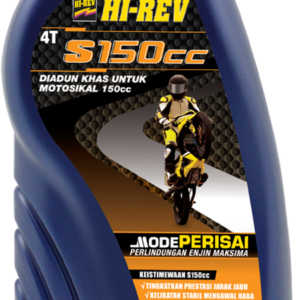 HI-REV 4T S150cc Semi Synthetic 10W-40 1.2L motorcycle lubricant