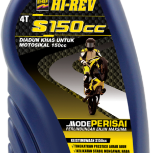 HI-REV 4T S150cc Semi Synthetic 15W-50 1.2L motorcycle lubricant