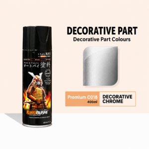 SAMURAI KUROBUSHI Premium C018 Decorative Chrome 400ml spray paint