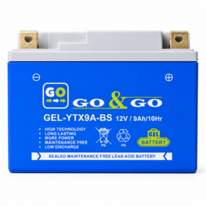 GO&GO GEL-YTX9A-BS 12V 9Ah motorcycle battery