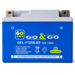 GO&GO GEL-YTZ5S-BS 12V 5Ah motorcycle battery