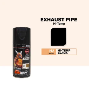 SAMURAI KUROBUSHI H2 Hi-Temp Black 300ml spray paint