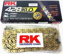 RK 428KLO GS Gold O-Ring 132L motorcycle chain