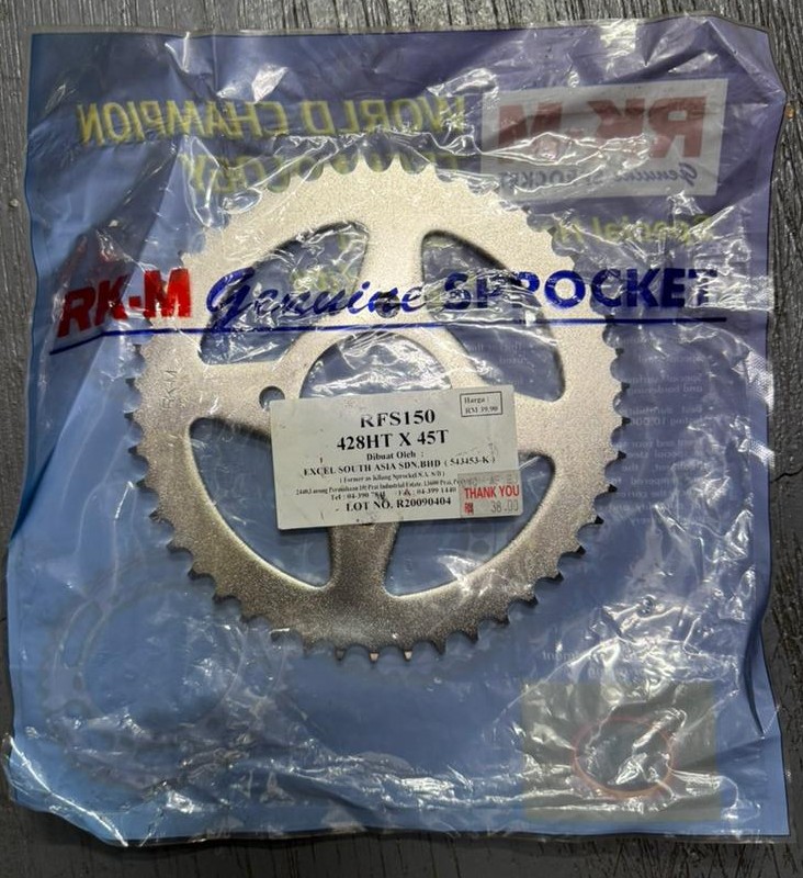 RK-M RFS150 45T 428HT motorcycle sprocket